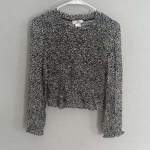 URBAN Romantics Monochrome Patterned Blouse